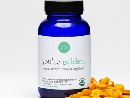 Ora - You re Golden: Organic Turmeric Curcumin Pills Sale