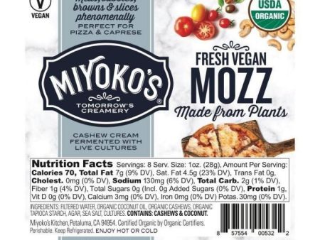 Miyoko s Creamery - Organic Cashew Milk Mozzarella, 8oz Online now