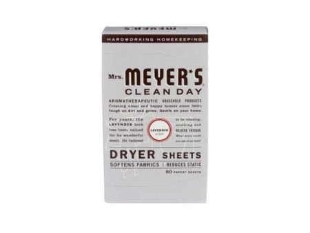 Mrs. Meyer s - Dryer Sheets, Lavender, 80-Pack For Sale