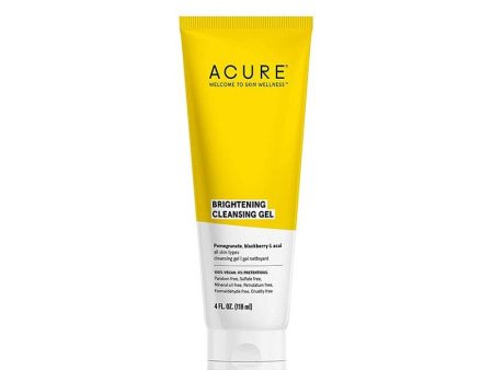 Acure - Brightening Cleansing Gel, 4oz For Discount