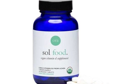 Ora - Sol Food: Organic Vitamin D3 Tablets Hot on Sale