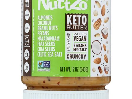 NuttZo - Keto Nut & Seed Butter, 12 oz Supply