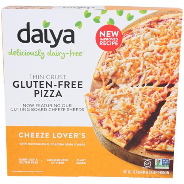 Daiya - Cheeze Lover s Gluten-Free Thin Crust Pizza, 15.7oz Hot on Sale