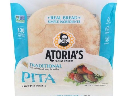 Atoria s Family Bakery - Traditional Pita, 12oz Fashion