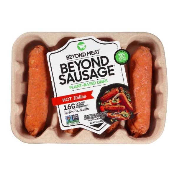 Beyond Meat - Beyond Sausage Plant-Based Dinner Sausage Links, Hot Italian 14oz Online Hot Sale