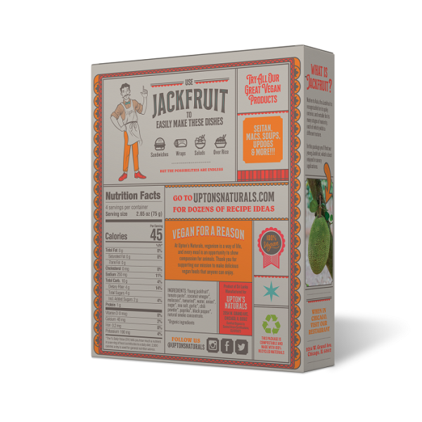 Upton s Naturals - Jackfruit | Multiple Choices For Sale