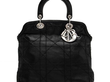 Dior Leather Granville Medium Tote (SHF-7i1j1W) Discount