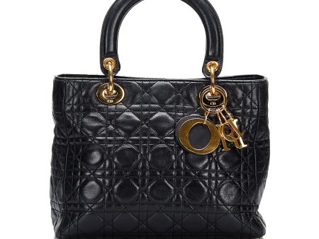 Dior Medium Cannage Lady Dior (SHG-tKIDzF) Online Sale