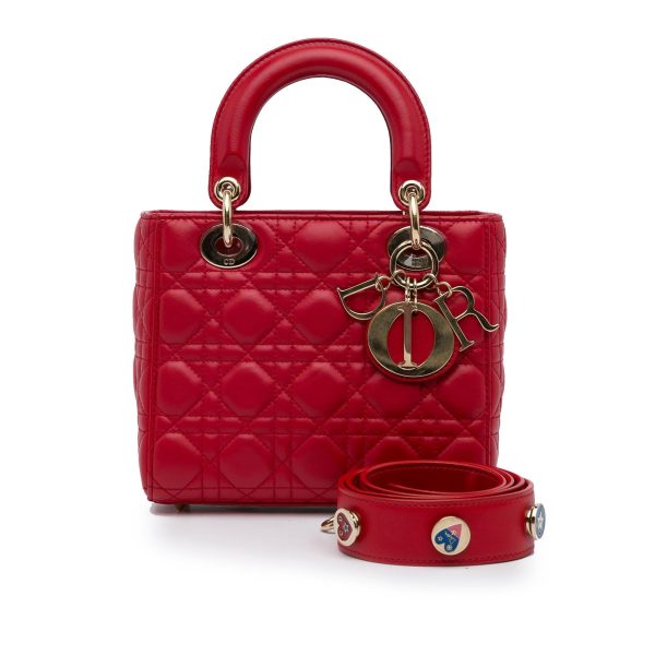 Dior Small Lambskin Cannage Lady Dior (SHG-ZSSZpd) Online Hot Sale