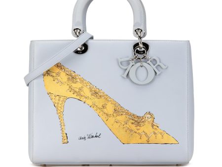 Dior Andy Warhol Large Calfskin Lady Dior (SHG-emYYff) Online