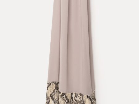 Print-Edge Hijab - Pewter on Sale