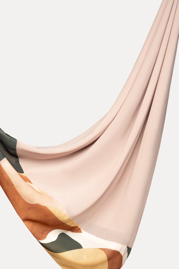 Print-Edge Hijab - Blush For Cheap